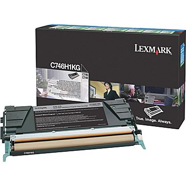 Cartucho tóner LEXMARK - 12000 páginas, Negro, Laser, Negro