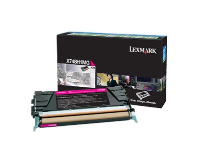 Cartucho tóner LEXMARK - 10000 páginas, Magenta, Laser, Negro