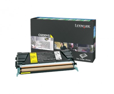 Cartucho tóner LEXMARK - 3000 páginas, Amarillo, Laser