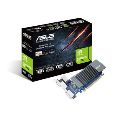 Tarjeta de video ASUS GT710-SL-1GD5-BRK - NVIDIA, GeForce GT 710, 2560 x 1600 Pixeles, GDDR5