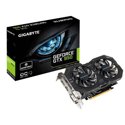 Tarjeta de video GIGABYTE Nvidia GeForce GTX 950 - NVIDIA, GeForce GTX, GDDR5-SDRAM, 128 bit, PCI Express 3.0