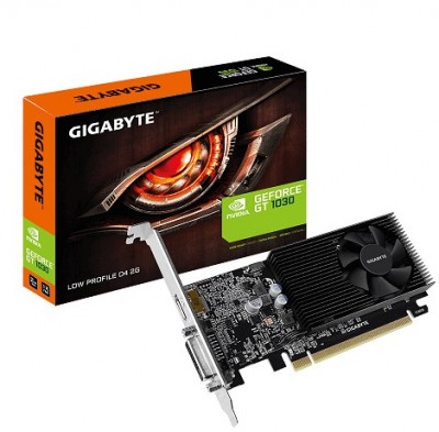 Tarjeta de Video GIGABYTE GV-N1030D4-2GL - NVIDIA, GeForce GT 1030, 2GB, GDDR4, PCI Express x16 3.0