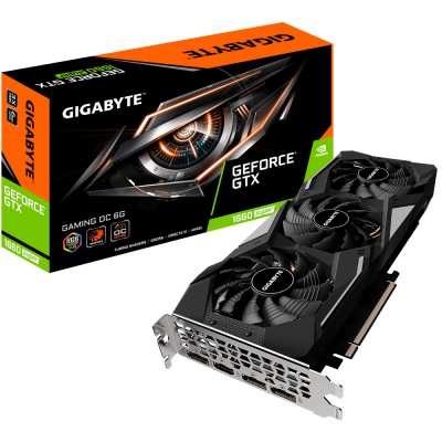 Tarjeta de Video GIGABYTE GV-N166SGAMING OC-6GD - NVIDIA, GeForce GTX 1660 SUPER, 6 GB, GDDR6, PCI Express 3.0 x16