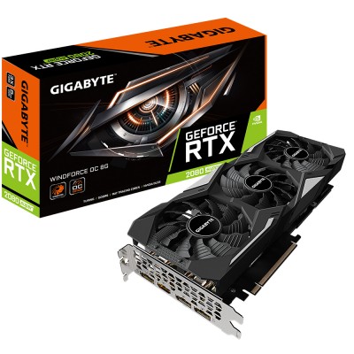 Tarjeta de Video GIGABYTE GV-N208SWF3OC-8GD - NVIDIA, GeForce® RTX 2080 SUPER, 8 GB, GDDR6, PCI Express 3.0 x16