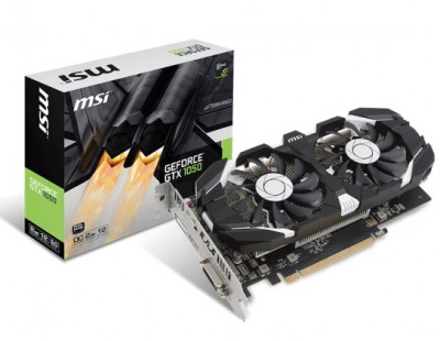 Tarjeta de Video MSI GeForce GTX 1050 2GT OC - NVIDIA, GeForce GTX, GDDR5, 128 bit, PCI Express x16 3.0