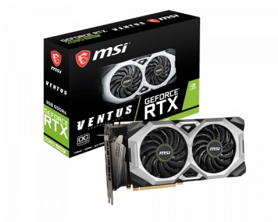 Tarjeta de Video MSI  Geforce RTX 2080 Super Ventus XS OC - NVIDIA, GeForce® RTX 2080 SUPER, 8 GB, GDDR6, PCI Express x16 3.0
