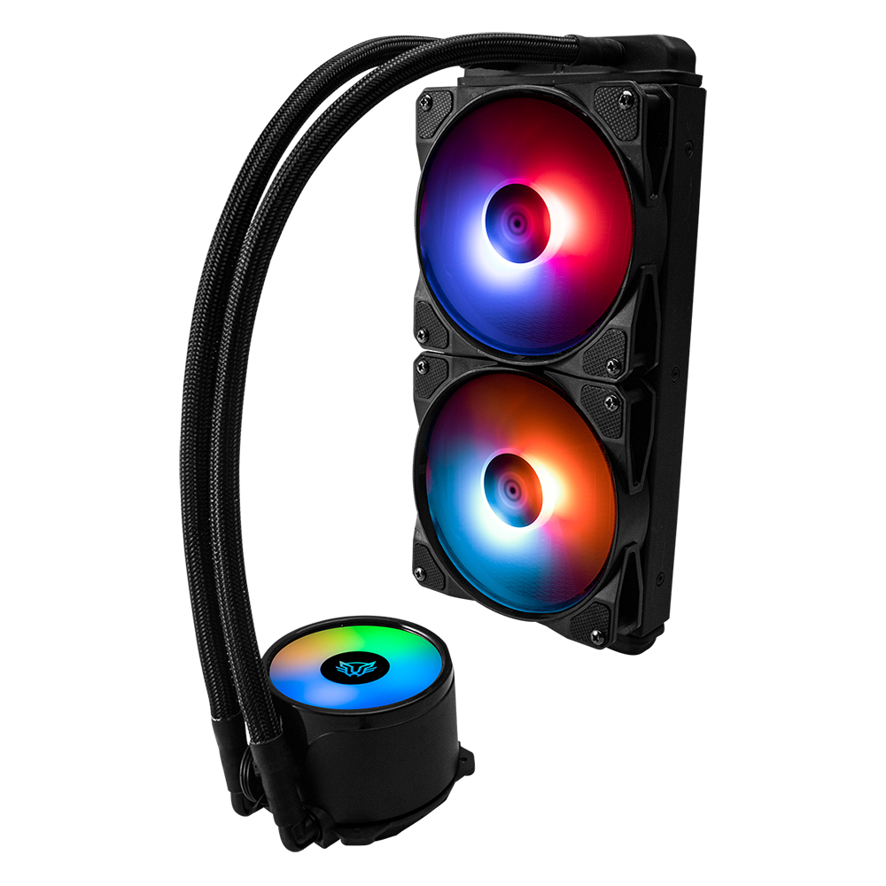 Enfriamiento Liquido AIO BALAM RUSH 2 VENT 120 MM ARGB 280 TDP LGA 1200 Y AM4 HYDROX LS970 -