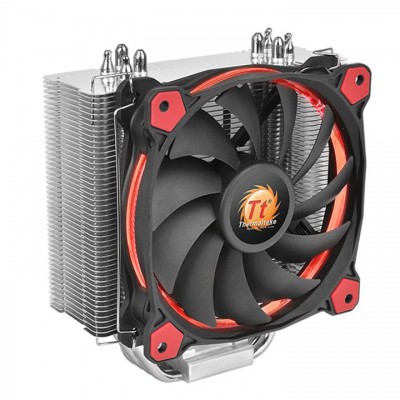 Disipador THERMALTAKE Riing Silent 12  Red CL-P022-AL12RE-A - Plata, Enfriador