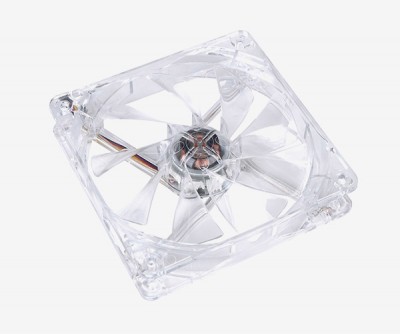 Ventilador THERMALTAKE CL-F019-PL12RE-A - Transparente, 93, 6 g, Ventilador, 19.5 dB, 1000 RPM