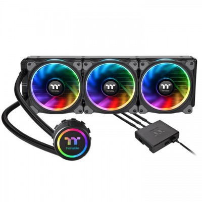 Disipador Líquido THERMALTAKE Floe Riing rgb 360 - Negro, Ventilador, 500 - 1400 RPM