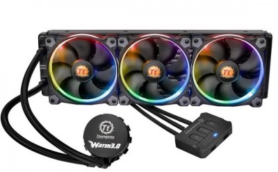 Enfriador Líquido THERMALTAKE Water 3.0 Riing RGB 360 - Negro, Enfriador, 800 - 1500 RPM