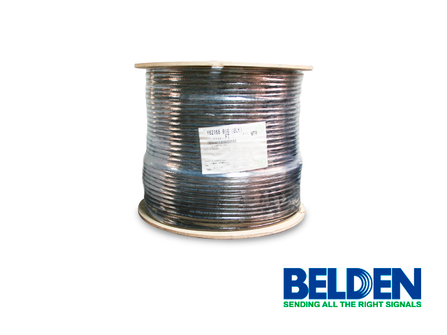 CABLE RG11 + 14 AWG BOBINA 305MTS NEGRO BELDEN Y62168