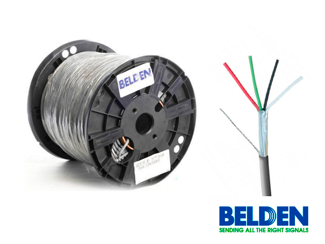 CABLE BLINDADO BELDEN 5502FE 0081000 4C/22W RISER 305M GRIS
