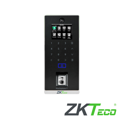 CONTROL DE ACCESO AVANZADO AUTONOMO GREEN LABEL ZKTECO PROCAPTURE-T TECNOLOGIA PUSH BIOMETRICO SILKID CAMARA INTEGRADA 6000HUELLAS/10,000TARJETAS125KHZ/100,000REGISTROS/3000 
 FOTOS(USUARIO) /7000FOT
