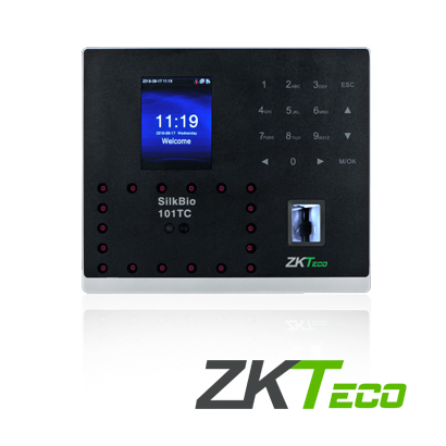 CONTROL DE ASISTENCIA CHECADOR Y ACCESO BASICO ZKTECO SILKBIO-101TC BIOMETRICOSILKID 3000HUELLAS/2000ROSTROS/100,000REGISTROS TCP/IP/USBHOST