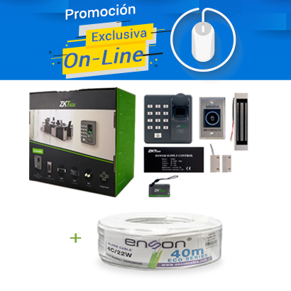 KIT KIT DE CONTROL DE ACCESO CON CABLE INCLUYE ACCESO BASICO ZKTECO KITX7 STANDALONE BIOMETRICO 500HUELLA/500TARJETAS125KHZ/8GRUPOSDECONTRASEÑA CONTIENE1X7/1FUENTE DE ALIMENTACIONPS901/1ELECTROIMANLM1