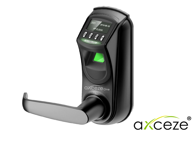 CERRADURA BIOMETRICA AXCEZE ONE700 500HUELLAS CON USB NEGRA