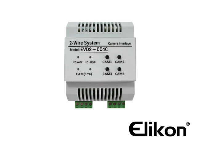 CONTROLADORA DE CAMARAS CCTV ELIKON EVD2-CC4C P/VIDEOPORTERO