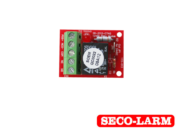 MODULO RELEVADOR MINI SECOLARM SR-2112-C7AQ 1PZA 12VDC/24VAC