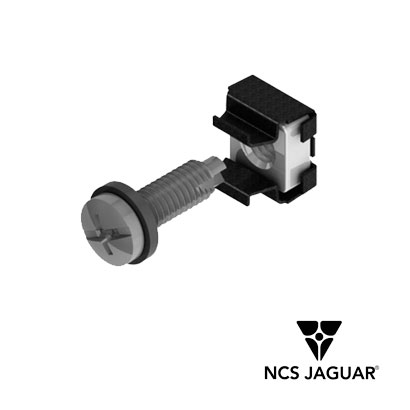 KIT DE TUERCAS ENJAULADAS P/GABINETE JAGUAR  NCS-CN2-100PZAS CON TORNILLO M6 Y RONDANA