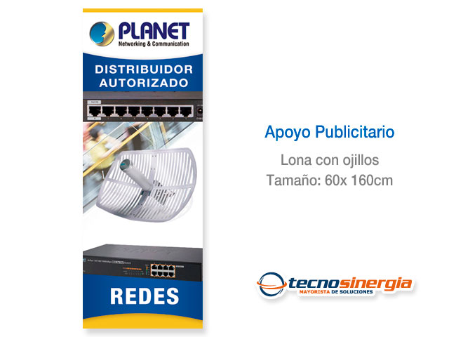 LONA DISTRIBUIDOR AUTORIZADO PLANET