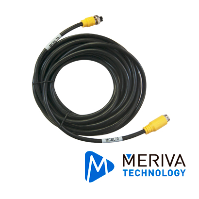 CABLE DIN DE AVIACION 4 PINES PARA DVRS MOVILES MERIVA TECHNOLOGY MCBL70 7MTS