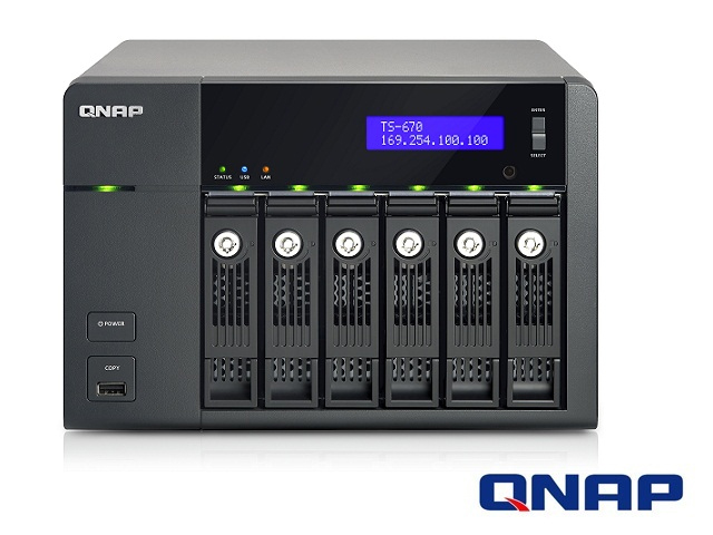 NAS SIST ALMACENAMIENTO RED QNAP TS-670-US 6BAHIAS