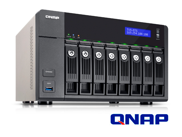 NAS QNAP TVS-871-i5-8G-US 8-Bay Intel Core i5 3.0G