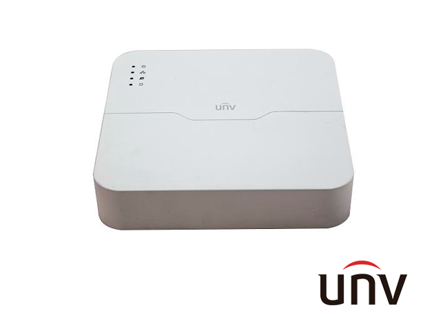 NVR 16CH 8-POE UNV NVR301-16L-P8 H.265 4K 80MBPS