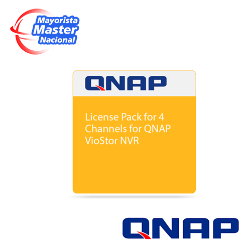 LICENCIA NVR QNAP 4 CANALES LIC-CAM-NVR-4CH