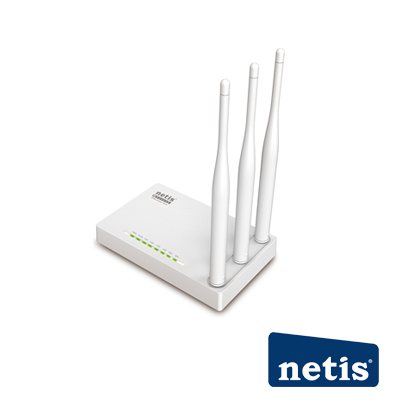 RUTEADOR/AP NETIS WF-2409E 300MBPS TRIPLE ANTENA 5DBI