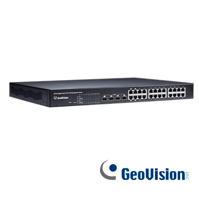 SWITCH POE+ 24FAST/24POE + 4SFP ADML2 GEOVISION GV-POE2411