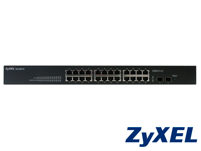 SWITCH 24GIGA NO-ADM ZYXEL GS1100-24 RACK