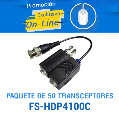 PAQUETE 50 x TRANSCEPTOR FOLKSAFE FS-HDP4100C