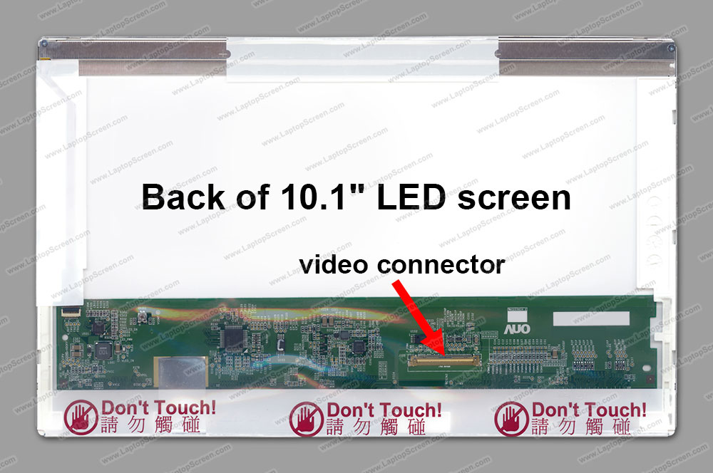 10.1-inch WideScreen (8.74"x4.92") WSVGA (1024x576) Matte LED N101N6-L01 REV.C2