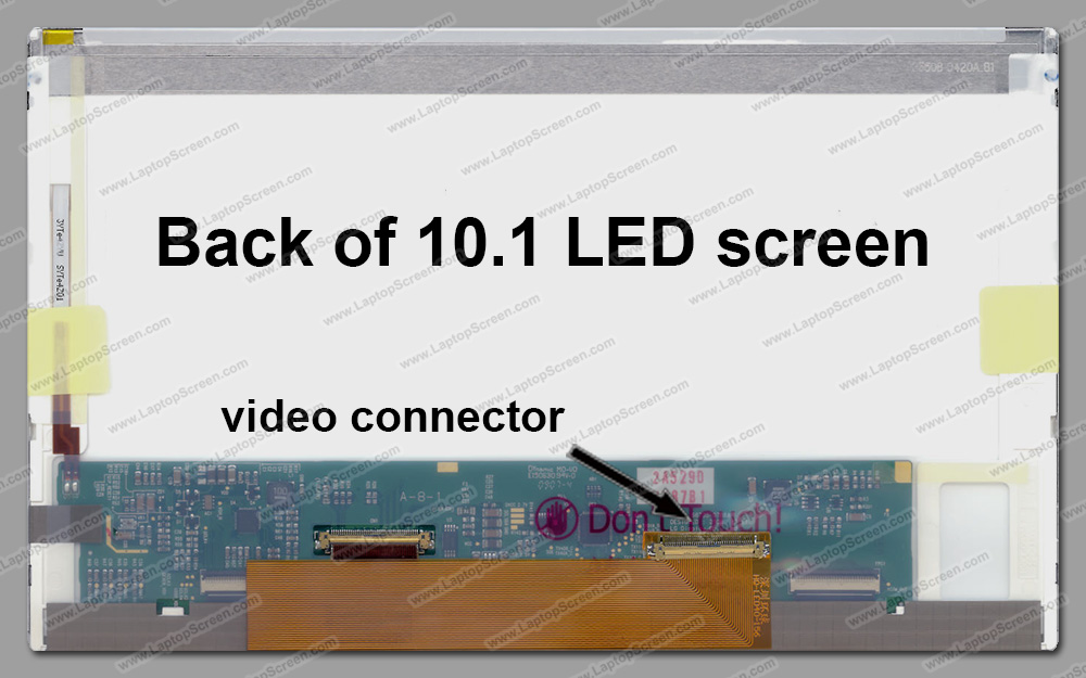 10.1-inch WideScreen (8.74\"x4.92\") WSVGA (1024x576) Matte LED HSD101PFW1 A01