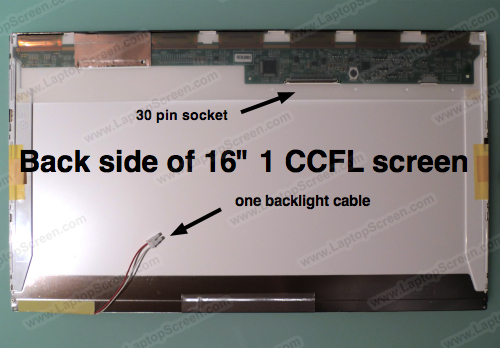 16-inch WideScreen (14"x7.9") WXGA (1366x768) HD Glossy CCFL 1-Bulb LTN160AT01-W01