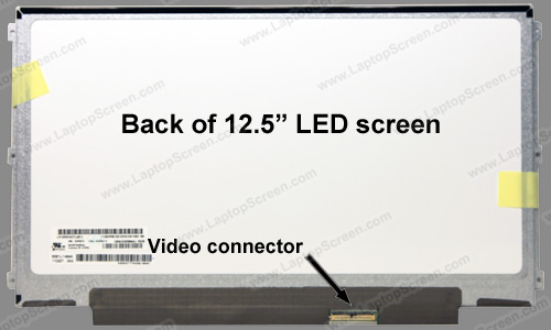 12.5-inch WideScreen (10.2"x6.4") WXGA (1366x768) HD Matte LED LTN125AT01-401
