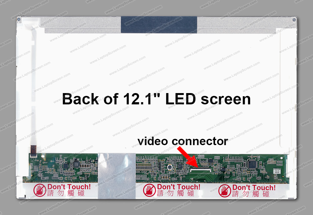 12.1-inch WideScreen (10.2"x6.4") WXGA (1280x800) Matte LED B121EW09 V.1