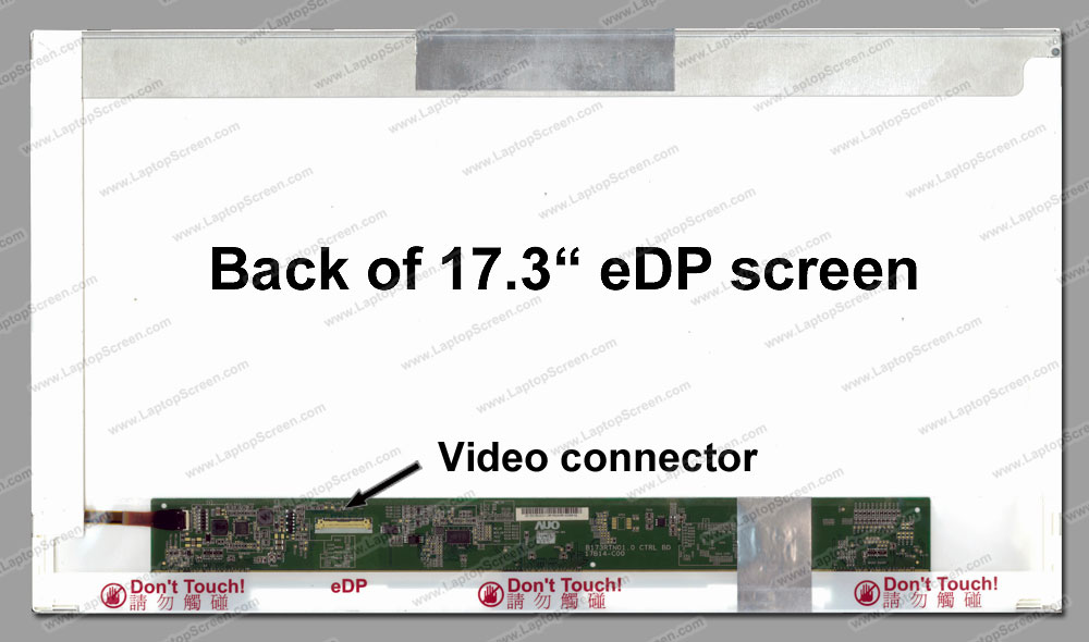 17.3-inch WideScreen (15.5\"x8.98\") WXGA++ (1600x900) HD+ Glossy LED LP173WD1(TP)(A1)
