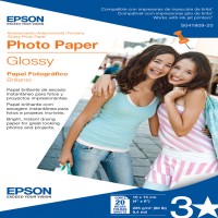 PAPEL GLOSSY PHOTO 20 HOJAS TAM. CARTA 8.5   X 11