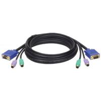 CABLE 3 EN 1 PARA KVM MOD. MONITOR MOUSE TECLADO 3M B007-008