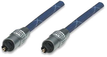 CABLE AV, TOSLINK FIBRA OPTICA  3.0M, AZ