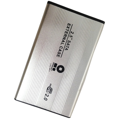 GABINETE 2.5" SATA USB V2.0 PLATA