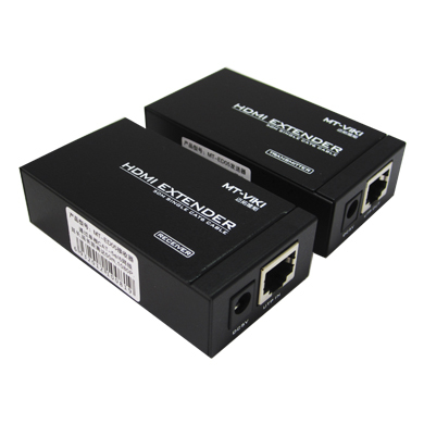 EXTENSOR  HDMI RJ45 1 VIA CATEGORIA 5E 60MT METALICO