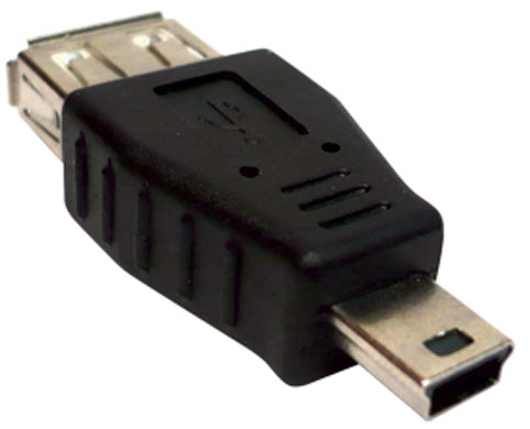 ADAPTADOR USB B HEMBRA A MINI USB