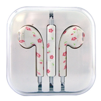 AUDIFONO AISLADOR P/IPHONE SWEET FLOWER     