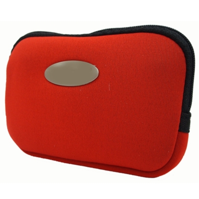 FUNDA CÁMARA DIGITAL NEOPRENO SLIM ROJA