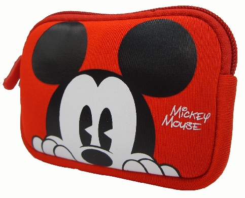 FUNDA CÁMARA DIGITAL MICKEY SLIM  ROJO HAPPY FACE