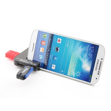 HUB USB 3 PUERTOS + STAND + CARG MICROUS